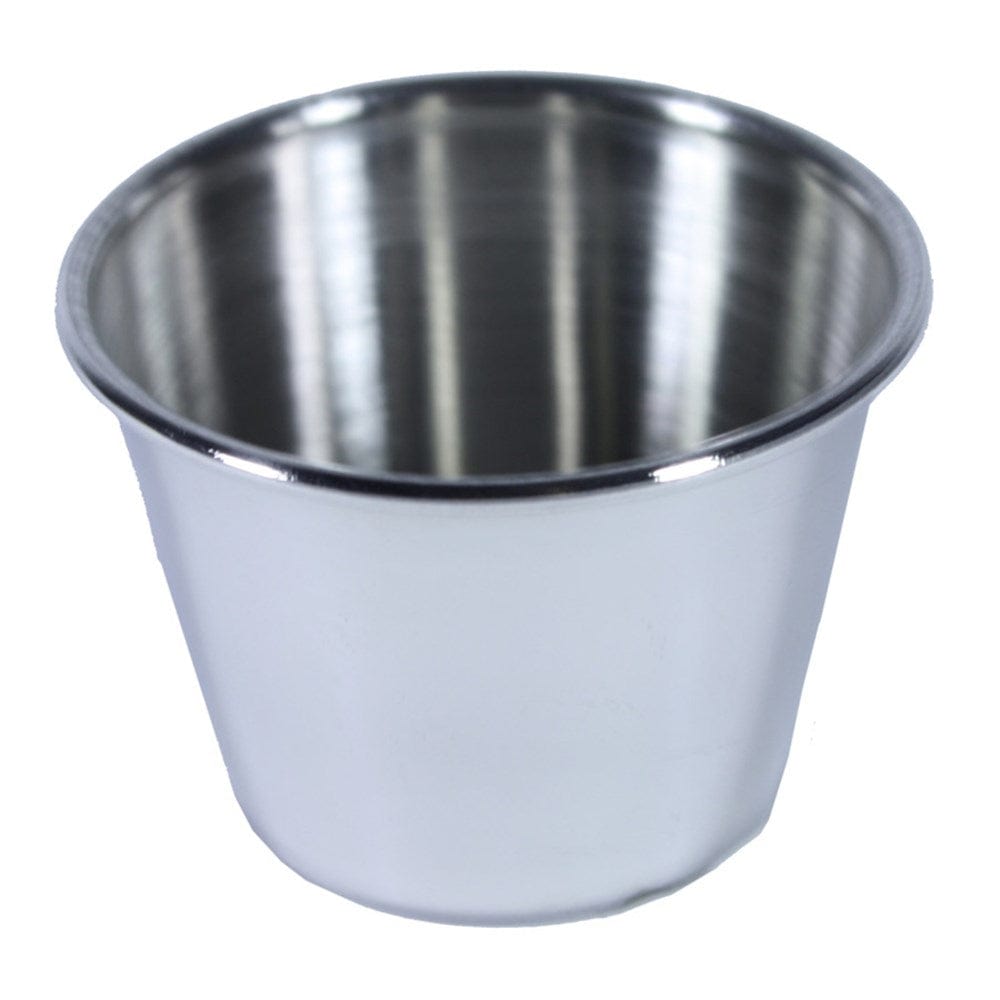 Magnum Tabletop & Serving Each Johnson Rose 1.5 oz Stainless Steel Sauce Cup 7233 | Denson CFE