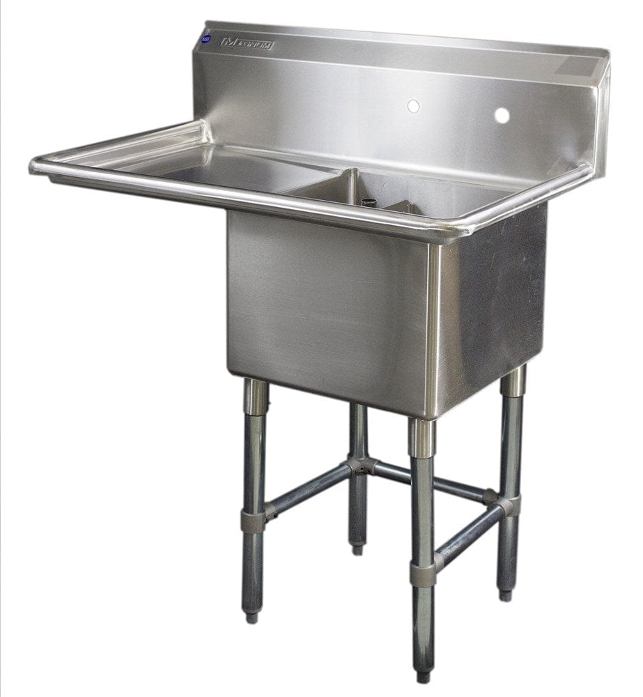 Magnum Unclassified Each Magnum MA-S1818-1-L18 Sink Single Bowl 18 Inch X 18 Inch | Denson CFE