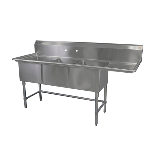 Magnum Unclassified Each Magnum MA-S1818-3-R18 Sink Triple Bowl 18 Inch X 18 Inch R | Denson CFE