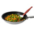 Master Distribution Services Smallwares Each Rubbermaid FG196600RED 9.5 in Spoon Scraper Spatula with Red Handle | Denson CFE