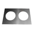 Nemco Food Holding & Warming Each Nemco 66093 Adapter Plate w/ 2 Holes 7 qt Inset For 6055A Series Countertop Warmers