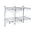 Nexel Essentials Each Nexel DPS14C Chrome Adjustable Double Shelf Post Bracket – 14" Depth | Denson CFE