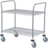 Nexel Food Service Supplies Set Nexel AH24C Chrome Utility Cart Handle 24 inch (Priced Each, In a Package of 2) | Denson CFE