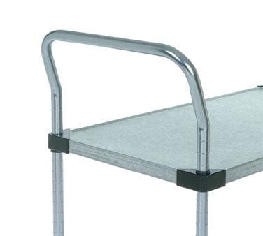 Nexel Food Service Supplies Set Nexel AH24C Chrome Utility Cart Handle 24 inch (Priced Each, In a Package of 2) | Denson CFE