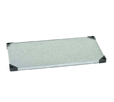 Nexel Industries Food Service Supplies Each Nexel S1848SZ Solid Galvanized Shelf 48"W x 18"D