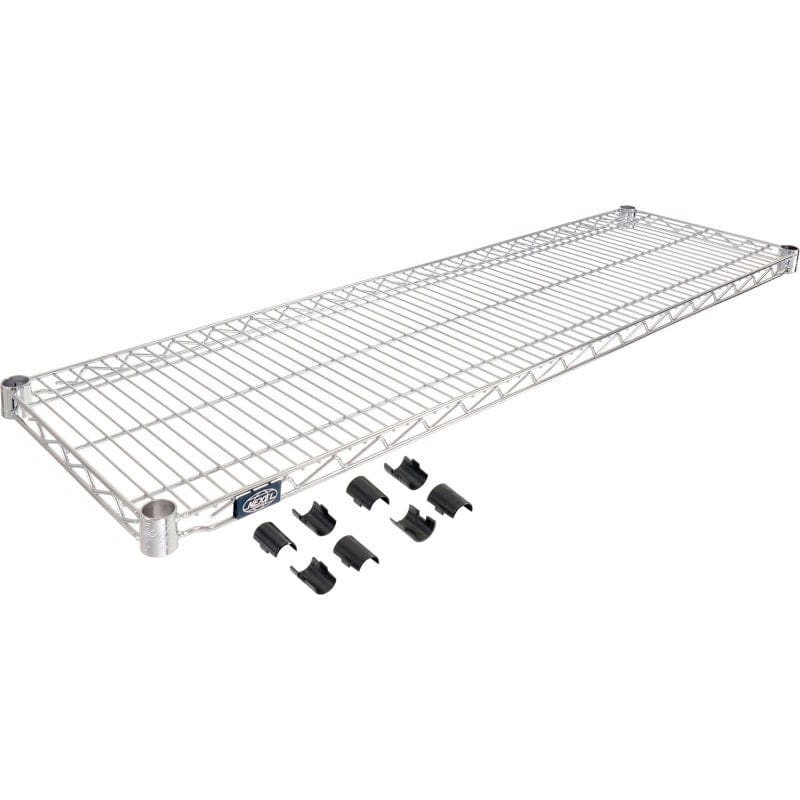 Nexel Industries Storage & Transport Each Nexel S1448C Chrome Wire Shelf 48"W x 14"D | Denson CFE