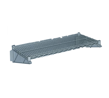 Nexel Storage & Transport Each Nexel AB14C Chrome Fixed Single Shelf Wall Mount Bracket, 14"D | Denson CFE