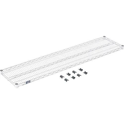 Nexel Storage & Transport Each Nexel S1460S Stainless Steel Wire Shelf 60"W x 14"D | Denson CFE