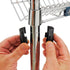 Nexel Storage & Transport Each Nexel SS2448C Chrome Slant Wire Shelf 48 inch x 24 inch | Denson CFE