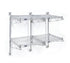 Nexel Storage & Transport Nexel DPS18C Shelf Brackets, Adjustable, Double Shelf, 18", Chrome