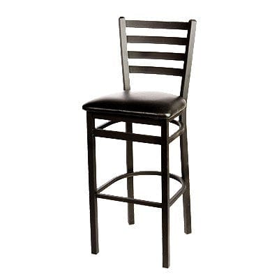 Oak Street Essentials Each Bar Stool, ladder back,