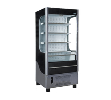 Ojeda Unclassified Each Ojeda ALPA-77H Vertical Open Air Cooler, 34-4/5 Inch 6 Level Merchandiser 120V Black | Denson CFE
