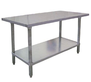 Omcan Canada Commercial Work Tables and Stations Each Omcan 17582 Elite Series 24″ x 72″ Stainless Steel Worktable | Denson CFE