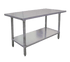 Omcan Canada Commercial Work Tables and Stations Each Omcan 19146 30" x 72" All Stainless Steel Work Table | Denson CFE