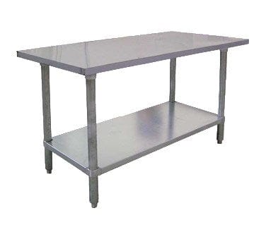 Omcan Canada Commercial Work Tables and Stations Each Omcan 22066 24″ x 48″ Stainless Steel Work Table | Denson CFE