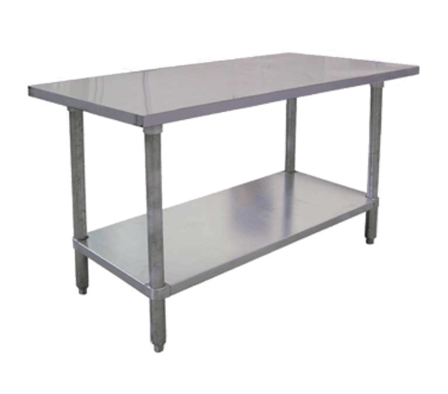 Omcan Canada Commercial Work Tables and Stations Each Omcan 22074 30″ x 60″ Stainless Steel Work Table | Denson CFE