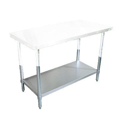 Omcan Canada Commercial Work Tables and Stations Each Omcan 22098 24″ x 72″ Undershelf for 22068 and 22083 Standard Work Tables | Denson CFE