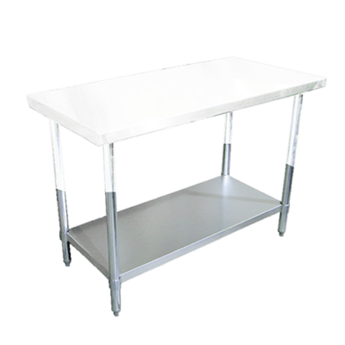 Omcan Canada Commercial Work Tables and Stations Each Omcan 22100 24″ x 96″ Undershelf for 22070 and 22085 Standard Work Table | Denson CFE