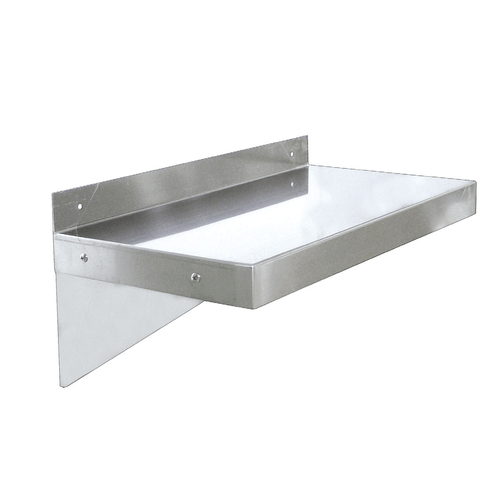Omcan Canada Commercial Work Tables and Stations Each Omcan 30455 12″ x 72″ Stainless Steel Wall Shelf | Denson CFE