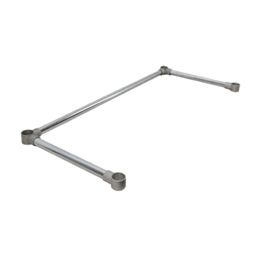 Omcan Canada Commercial Work Tables and Stations Each Omcan 38036 Galvanized Leg Brace for 24″ x 60″ Worktable | Denson CFE