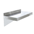 Omcan Canada Commercial Work Tables and Stations Each Omcan 46509 Wall-Mounted Solid Shelf - 36 x 14 in, Stainless Steel | Denson CFE