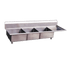 Omcan Canada Compartment Sinks Each Omcan 22116 18″ x 18″ x 11″ Three Tub Sink with 1.8″ Corner Drain and Right Drain Board | Denson CFE