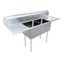 Omcan Canada Compartment Sinks Each Omcan 25269 Pot Sink - Two Compartment, 18 Gauge 304 Stainless Steel | Denson CFE