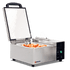 Omcan Canada Cooking Equipment Each Omcan 44407 Stainless Steel Countertop Steamer - Half Size, 3 qt Water Capacity | Denson CFE