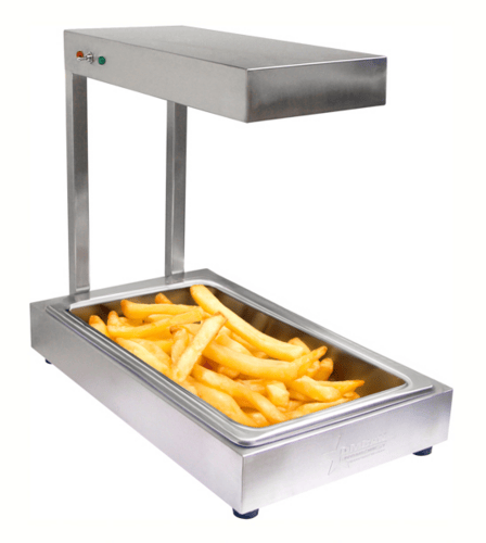 Omcan Canada Display Cases & Stands Each Omcan 23574 - 13 Inch Countertop Ceramic Food Warmer with On Off Switch | Denson CFE