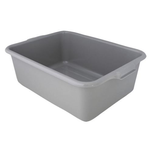 Omcan Canada Distribution Products Each Omcan 80893 21.5″ x 15.5″ x 7″ Standard Polypropylene Gray Bus Box | Denson CFE