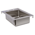 Omcan Canada Drop-In Sink Each Omcan 39779 10" x 14" x 5" Stainless Steel Single Tub Drop-in Sink with Flat Top | Denson CFE