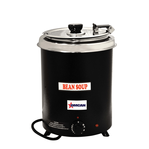 Omcan Canada Food Holding & Warming Each Omcan 41080 Black Soup Kettle With 6 Qt Capacity | Denson CFE