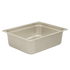 Omcan Canada Food Pans Each 22124 Browne One Half Size Steam Table Pan 4 Inch Deep 22 Gauge NSF | Denson CFE