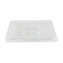 Omcan Canada Food Pans Each Omcan 80023 Polycarbonate Third-Size Clear Solid Cover for Food Pan | Denson CFE