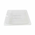 Omcan Canada Food Pans Each Omcan 80026 Polycarbonate Half-size Clear Slotted Cover for Food Pan | Denson CFE