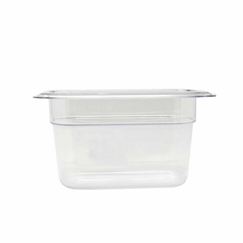Omcan Canada Food Pans Each Omcan 80051 – 1/9 Size Clear Polycarbonate Food Pan (NSF Certified) | Denson CFE