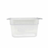 Omcan Canada Food Pans Each Omcan 80051 – 1/9 Size Clear Polycarbonate Food Pan (NSF Certified) | Denson CFE