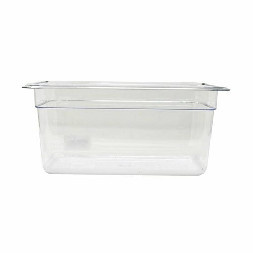 Omcan Canada Food Pans Each Omcan 80059 1/3 Size (GN 1/3) Polycarbonate Clear Food Pan, 6″ Deep | Denson CFE