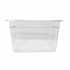 Omcan Canada Food Pans Each Omcan 80075 Half Size (GN 1/2) Polycarbonate Clear Food Pan, 8″ Deep | Denson CFE