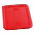Omcan Canada Food Storage Containers Each Omcan 80223 Red Polyethylene Lid for 6 / 8 QT Polycarbonate Square Storage Containers | Denson CFE