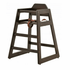Omcan Canada Furniture Each Omcan 80612 Mahogany Wood Commercial High Chair | Denson CFE