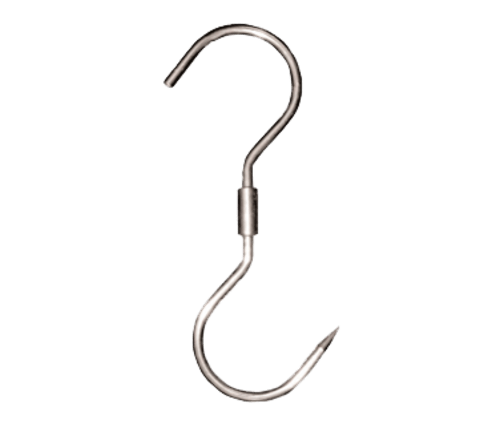 Omcan Canada Meat Processing Each Omcan 10503 9 1/2″ x 7/16″ Stainless Steel “S” Swivel Hook | Denson CFE