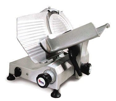 Omcan Canada Meat Processing Each Omcan 13628 Trento 12″ Belt-Driven Meat Slicer – 0.35 HP, 120 V | Denson CFE