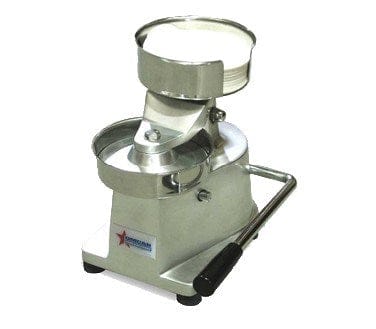 Omcan Canada Meat Processing Each Omcan 21573 Top-Down Press Patty Maker with Rear-Mounted Paper Holder with 5.2″ Diameter | Denson CFE