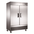 Omcan Canada Reach-In Refrigerators and Freezers Each Omcan 50025 54″ Reach-in Freezer, 2 Doors, Stainless Steel, 47 cu.ft. (1330 L) Capacity – 110V, 1HP | Denson CFE