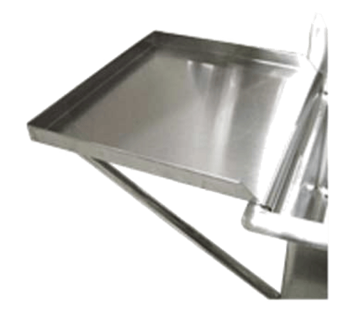 Omcan Canada Sinks & Plumbing Each Omcan 21142 18″ x 18″ Removable Stainless Steel Drainboard for 18″ x 18″ Tub Sink, 18 Gauge | Denson CFE