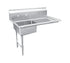 Omcan Canada Sinks & Plumbing Each Omcan 28482 36" Left Side Soiled Dish Table with Sink | Denson CFE