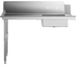 Omcan Canada Sinks & Plumbing Each Omcan 28485 48" Right Side Soiled Dish Table with Sink | Denson CFE