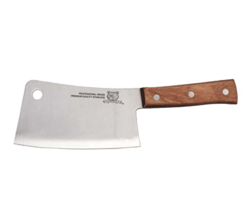 Omcan Canada Smallwares Each Omcan 10561 9" Cleaver with Wooden Handle | Denson CFE