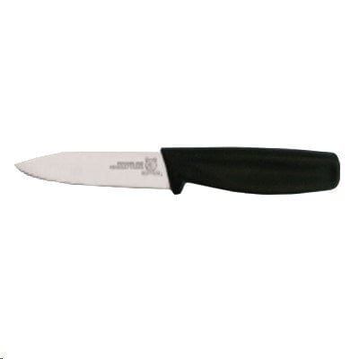 Omcan Canada Smallwares Each Omcan 11534 3 1/4" Paring Knife with Black Polypropylene Handle | Denson CFE